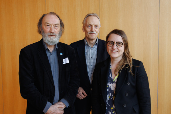 Prof. Rolf Kuhn, Stefan Kornmann, Stefanie Wladika vom Team AS+P